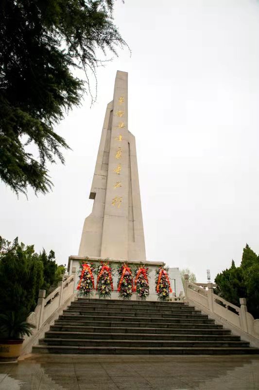 疏雨洗清明 芳菲祭英烈—— 安彩高科開展“學黨史、祭英烈、傳精神”主題活動